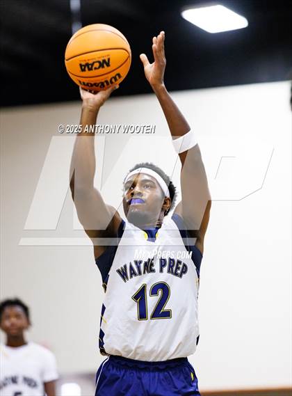 Thumbnail 1 in Wayne Preparatory Academy vs Fayetteville Christian (Veterans Showcase 2025) photogallery.