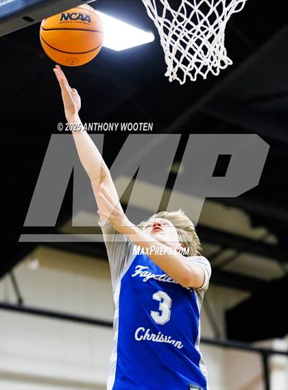 Thumbnail 3 in Wayne Preparatory Academy vs Fayetteville Christian (Veterans Showcase 2025) photogallery.