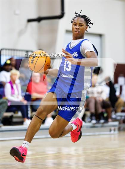 Thumbnail 3 in Wayne Preparatory Academy vs Fayetteville Christian (Veterans Showcase 2025) photogallery.