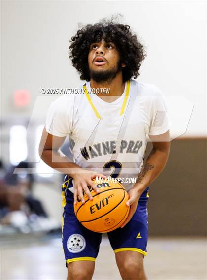 Thumbnail 2 in Wayne Preparatory Academy vs Fayetteville Christian (Veterans Showcase 2025) photogallery.