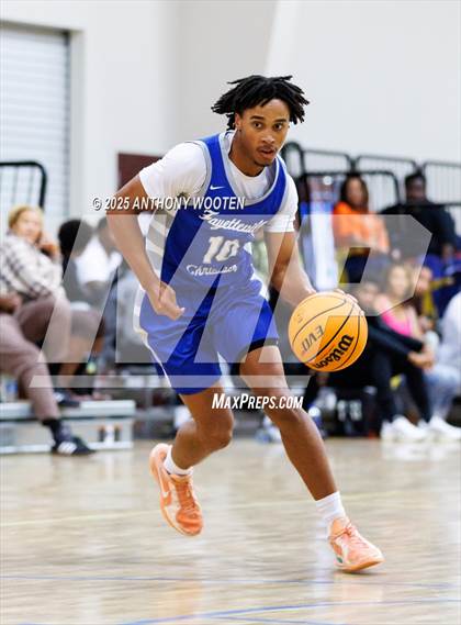 Thumbnail 2 in Wayne Preparatory Academy vs Fayetteville Christian (Veterans Showcase 2025) photogallery.