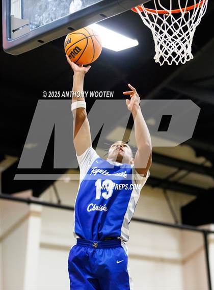 Thumbnail 1 in Wayne Preparatory Academy vs Fayetteville Christian (Veterans Showcase 2025) photogallery.