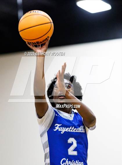Thumbnail 3 in Wayne Preparatory Academy vs Fayetteville Christian (Veterans Showcase 2025) photogallery.