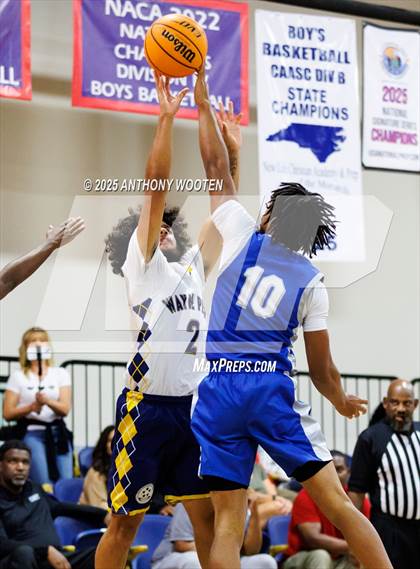 Thumbnail 1 in Wayne Preparatory Academy vs Fayetteville Christian (Veterans Showcase 2025) photogallery.