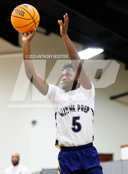 Thumbnail 3 in Wayne Preparatory Academy vs Fayetteville Christian (Veterans Showcase 2025) photogallery.