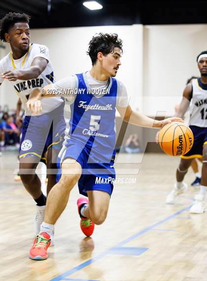 Thumbnail 2 in Wayne Preparatory Academy vs Fayetteville Christian (Veterans Showcase 2025) photogallery.