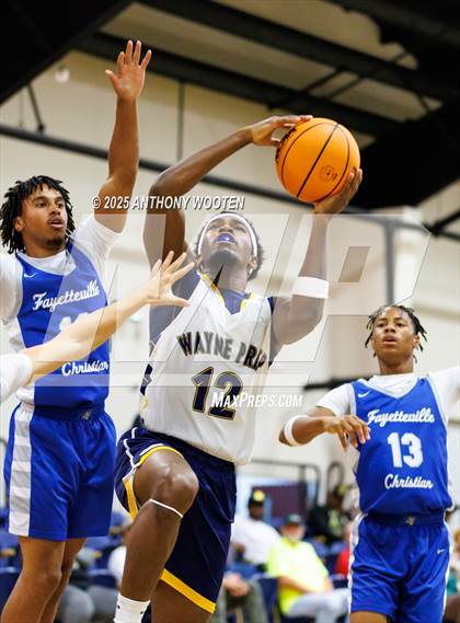 Thumbnail 2 in Wayne Preparatory Academy vs Fayetteville Christian (Veterans Showcase 2025) photogallery.