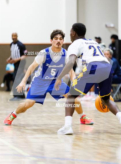 Thumbnail 1 in Wayne Preparatory Academy vs Fayetteville Christian (Veterans Showcase 2025) photogallery.