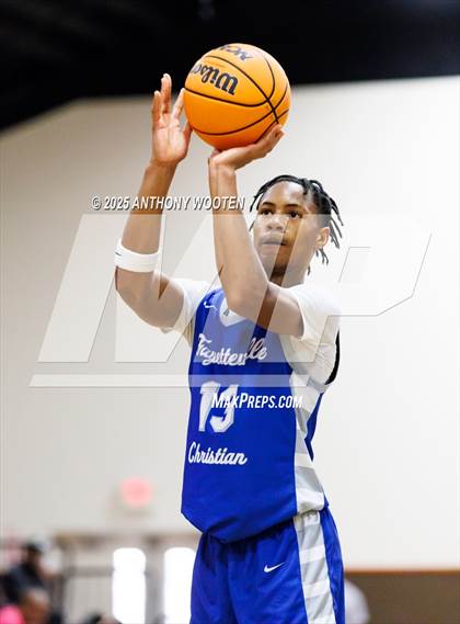 Thumbnail 3 in Wayne Preparatory Academy vs Fayetteville Christian (Veterans Showcase 2025) photogallery.