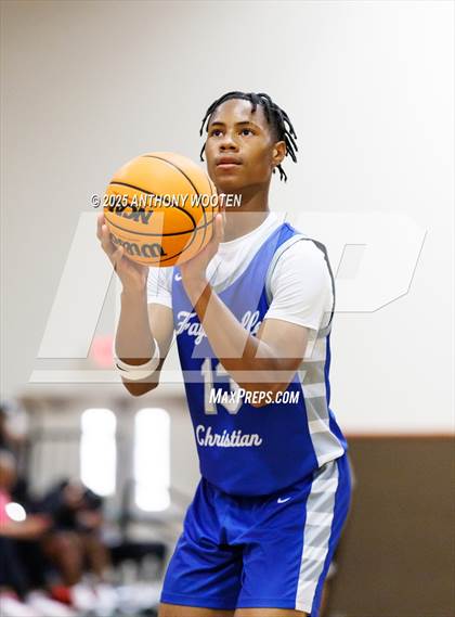 Thumbnail 2 in Wayne Preparatory Academy vs Fayetteville Christian (Veterans Showcase 2025) photogallery.