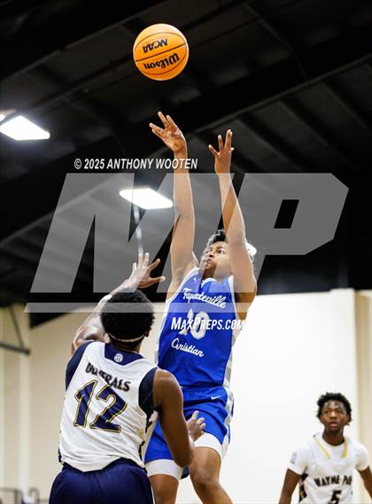Thumbnail 1 in Wayne Preparatory Academy vs Fayetteville Christian (Veterans Showcase 2025) photogallery.