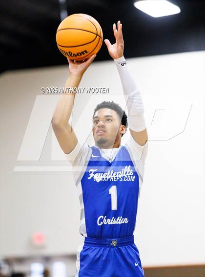 Thumbnail 3 in Wayne Preparatory Academy vs Fayetteville Christian (Veterans Showcase 2025) photogallery.