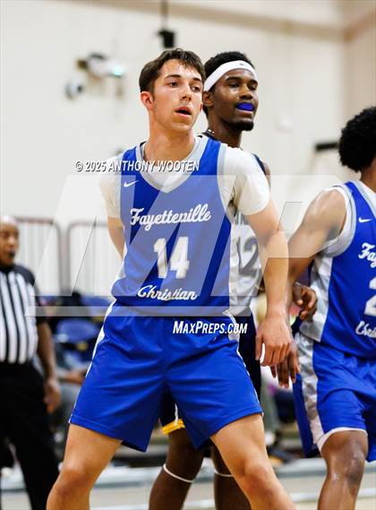 Thumbnail 3 in Wayne Preparatory Academy vs Fayetteville Christian (Veterans Showcase 2025) photogallery.