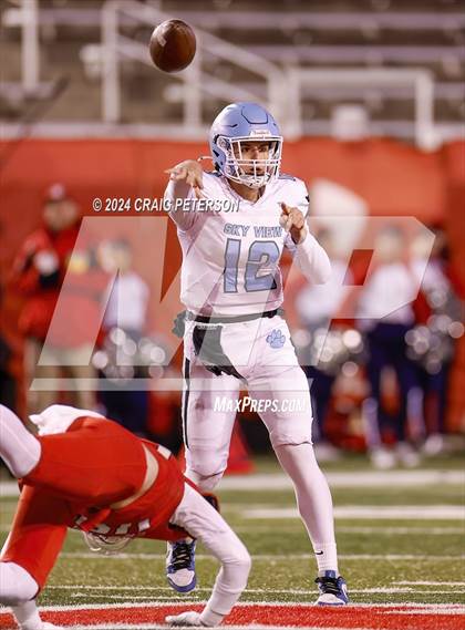 Thumbnail 1 in Sky View vs Crimson Cliffs (UHSAA 4A Semifinal) photogallery.