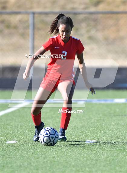Thumbnail 1 in St. Thomas Aquinas vs Carondelet (National Elite Prep Showcase) photogallery.