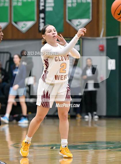 Thumbnail 2 in Monterey Trail vs. Clovis West (St. Mary's Stockton MLK Showcase) photogallery.