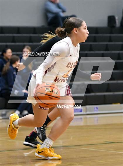 Thumbnail 3 in Monterey Trail vs. Clovis West (St. Mary's Stockton MLK Showcase) photogallery.