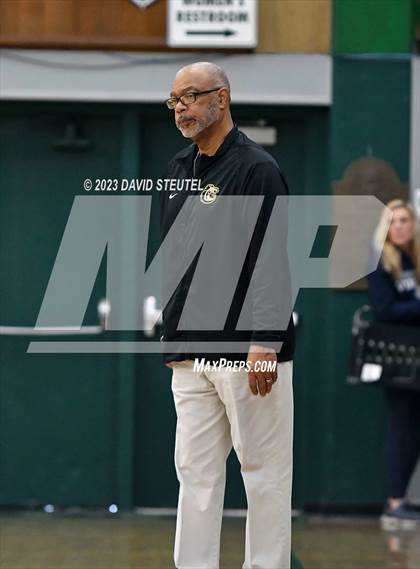 Thumbnail 3 in Monterey Trail vs. Clovis West (St. Mary's Stockton MLK Showcase) photogallery.