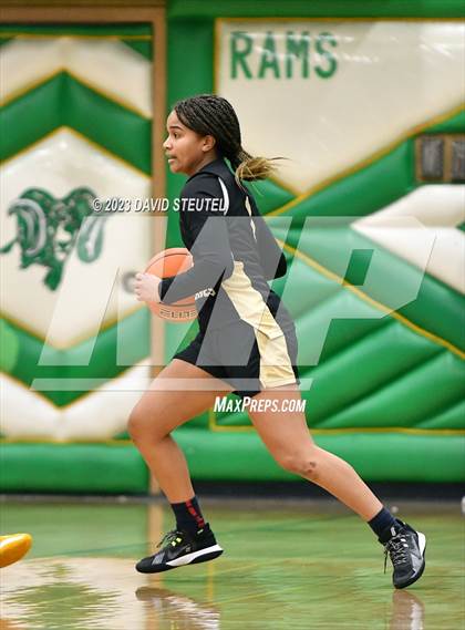 Thumbnail 2 in Monterey Trail vs. Clovis West (St. Mary's Stockton MLK Showcase) photogallery.