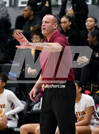 Thumbnail 3 in Monterey Trail vs. Clovis West (St. Mary's Stockton MLK Showcase) photogallery.