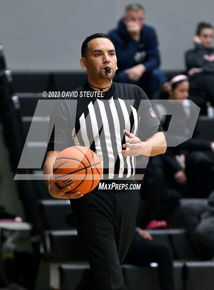 Thumbnail 3 in Monterey Trail vs. Clovis West (St. Mary's Stockton MLK Showcase) photogallery.