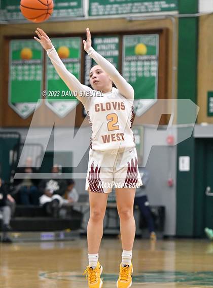 Thumbnail 3 in Monterey Trail vs. Clovis West (St. Mary's Stockton MLK Showcase) photogallery.