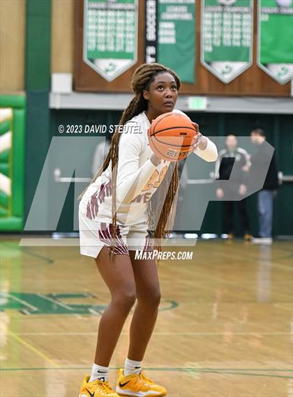 Thumbnail 3 in Monterey Trail vs. Clovis West (St. Mary's Stockton MLK Showcase) photogallery.