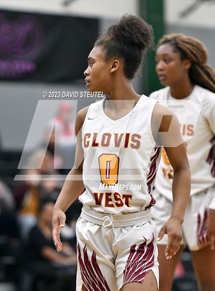 Thumbnail 2 in Monterey Trail vs. Clovis West (St. Mary's Stockton MLK Showcase) photogallery.