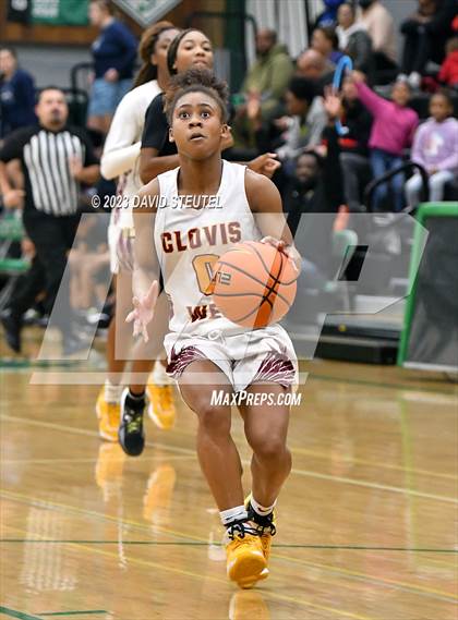 Thumbnail 1 in Monterey Trail vs. Clovis West (St. Mary's Stockton MLK Showcase) photogallery.