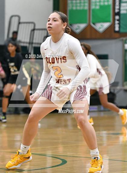 Thumbnail 2 in Monterey Trail vs. Clovis West (St. Mary's Stockton MLK Showcase) photogallery.