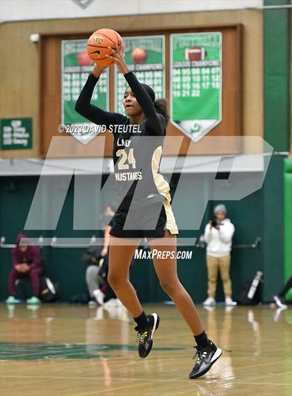Thumbnail 3 in Monterey Trail vs. Clovis West (St. Mary's Stockton MLK Showcase) photogallery.