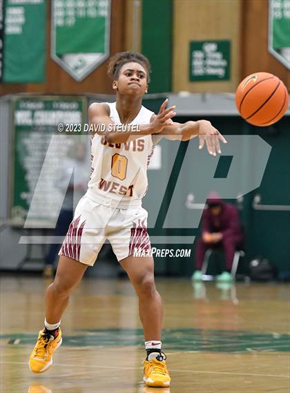 Thumbnail 2 in Monterey Trail vs. Clovis West (St. Mary's Stockton MLK Showcase) photogallery.
