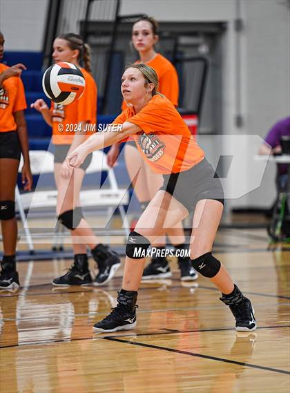 Thumbnail 1 in Schulenburg vs Holland (UIL Volleyball 2A D1 Area) photogallery.
