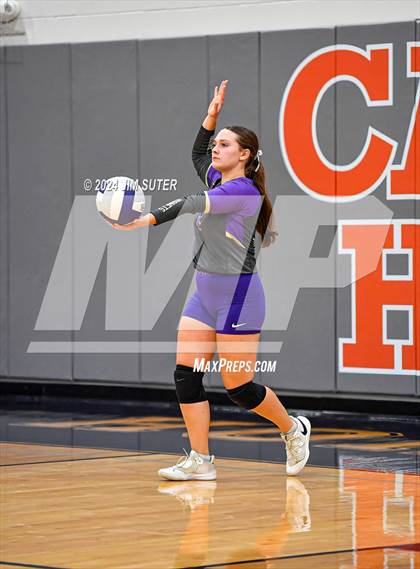 Thumbnail 2 in Schulenburg vs Holland (UIL Volleyball 2A D1 Area) photogallery.