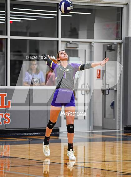 Thumbnail 1 in Schulenburg vs Holland (UIL Volleyball 2A D1 Area) photogallery.