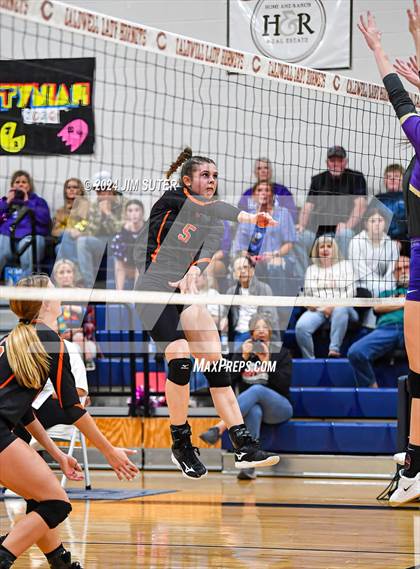 Thumbnail 1 in Schulenburg vs Holland (UIL Volleyball 2A D1 Area) photogallery.