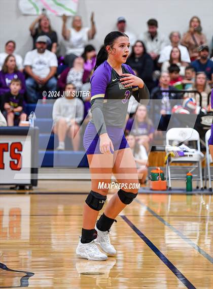 Thumbnail 2 in Schulenburg vs Holland (UIL Volleyball 2A D1 Area) photogallery.