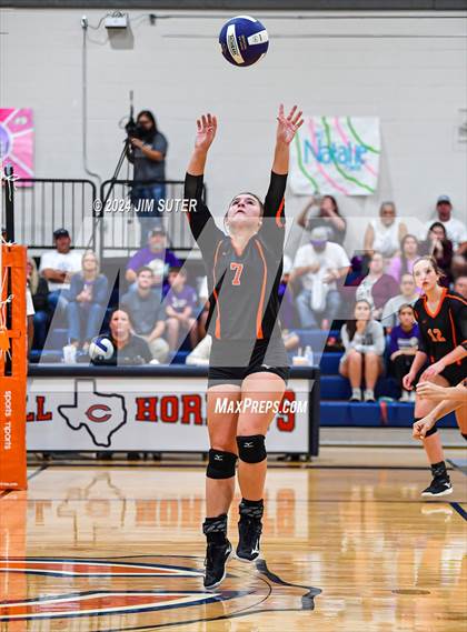 Thumbnail 1 in Schulenburg vs Holland (UIL Volleyball 2A D1 Area) photogallery.