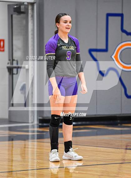 Thumbnail 2 in Schulenburg vs Holland (UIL Volleyball 2A D1 Area) photogallery.