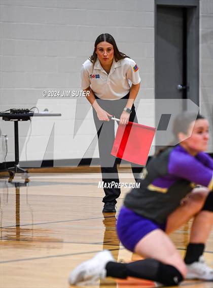 Thumbnail 1 in Schulenburg vs Holland (UIL Volleyball 2A D1 Area) photogallery.
