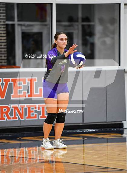 Thumbnail 1 in Schulenburg vs Holland (UIL Volleyball 2A D1 Area) photogallery.