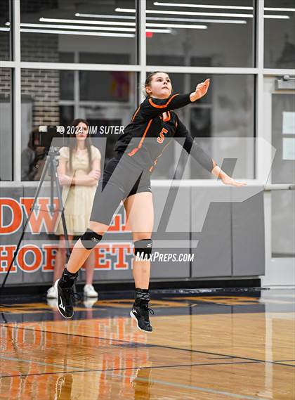 Thumbnail 1 in Schulenburg vs Holland (UIL Volleyball 2A D1 Area) photogallery.