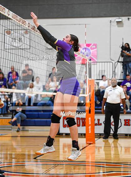 Thumbnail 1 in Schulenburg vs Holland (UIL Volleyball 2A D1 Area) photogallery.