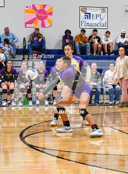 Thumbnail 2 in Schulenburg vs Holland (UIL Volleyball 2A D1 Area) photogallery.