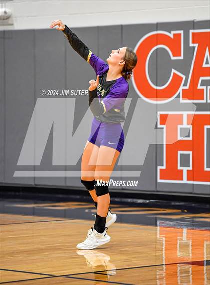 Thumbnail 2 in Schulenburg vs Holland (UIL Volleyball 2A D1 Area) photogallery.