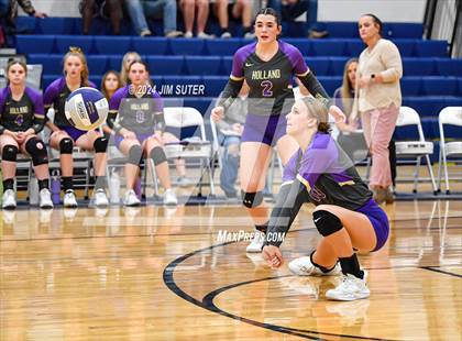 Thumbnail 1 in Schulenburg vs Holland (UIL Volleyball 2A D1 Area) photogallery.