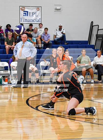 Thumbnail 2 in Schulenburg vs Holland (UIL Volleyball 2A D1 Area) photogallery.
