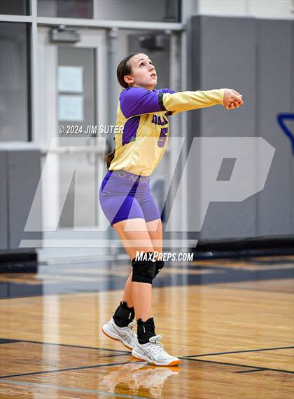 Thumbnail 2 in Schulenburg vs Holland (UIL Volleyball 2A D1 Area) photogallery.