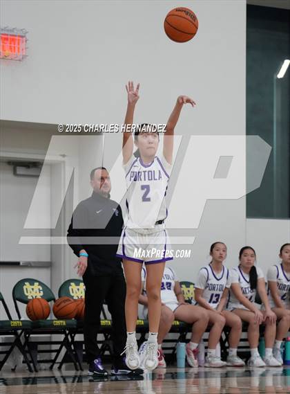 Thumbnail 3 in St. Mary's Academy vs. Portola (Mira Costa Classic) photogallery.