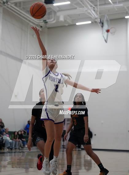 Thumbnail 2 in St. Mary's Academy vs. Portola (Mira Costa Classic) photogallery.